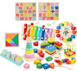 Wooden learning toys